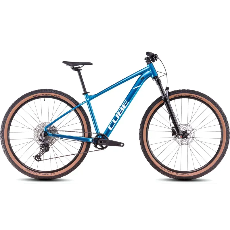2025 Cube Attention Pro Mountain Bike in Teal and White-5