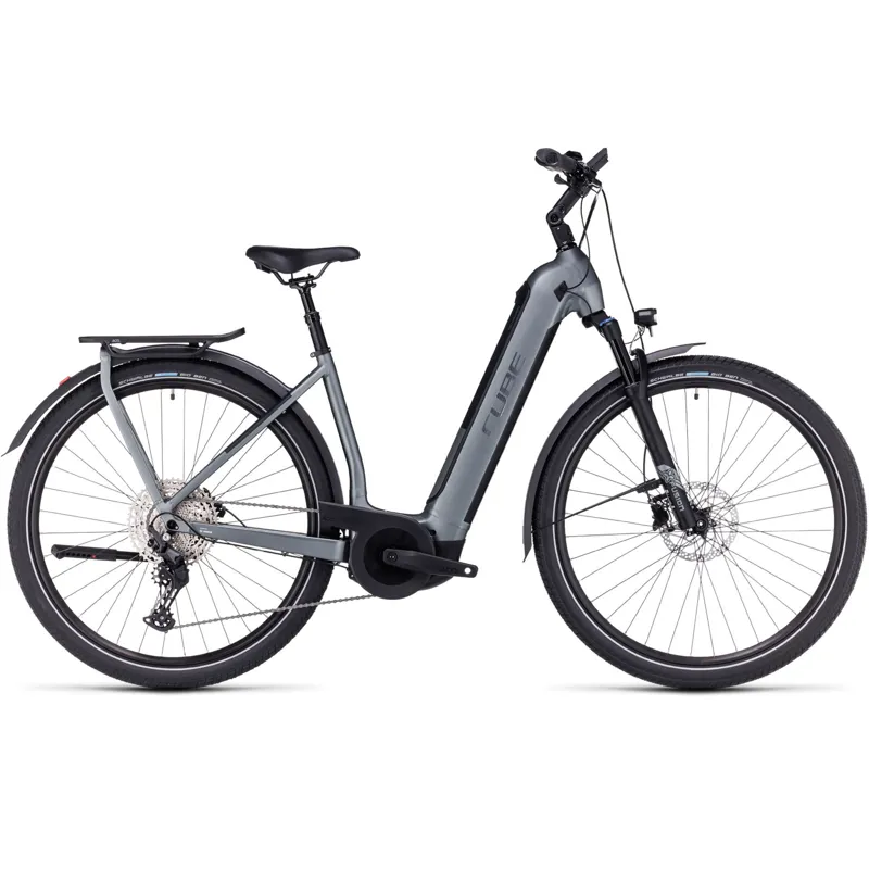 Cube Kathmandu Hybrid Pro 750 Trekking eBike in Flash Grey-2