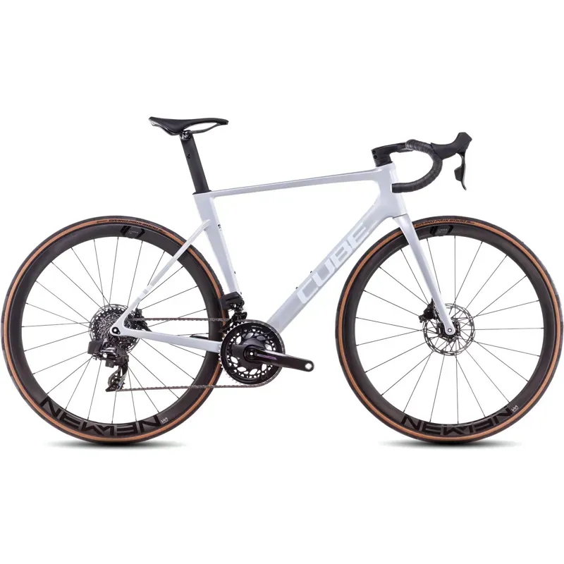 Cube Litening Air c:68x Pro Road Bike in Fog Grey/White
