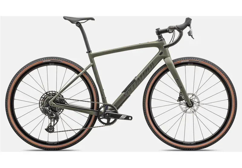 2024 Specialized Diverge Comp Carbon Road Bike in Oak Green/Smoke