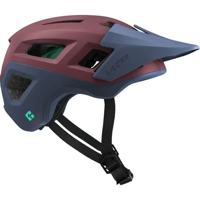 Lazer Coyote KinetiCore Helmet in Blue/Red