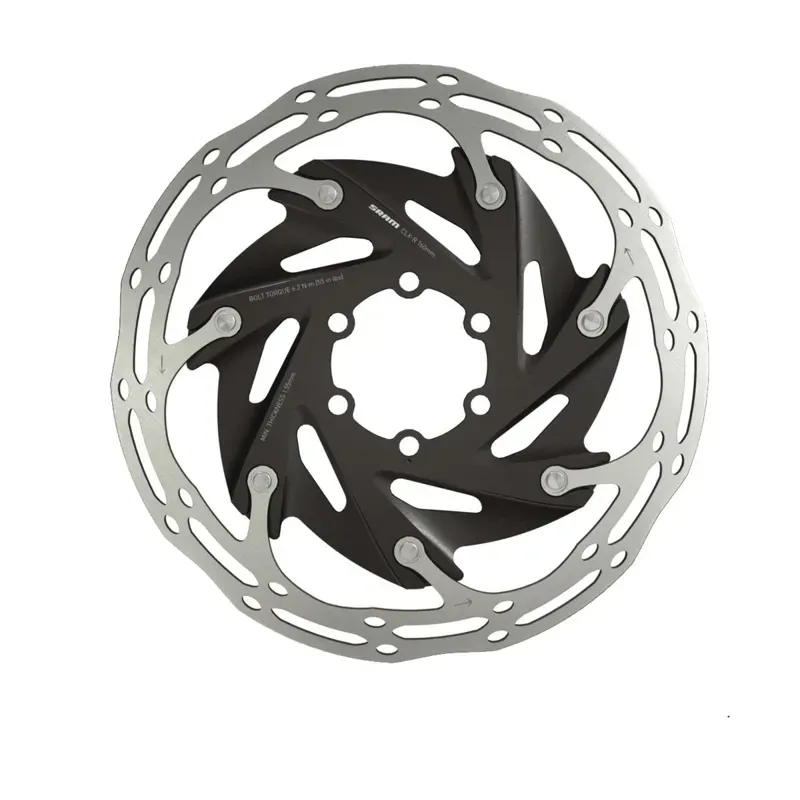 SRAM Centerline X 2-piece Centerlock Rounded Road Rotor in Black