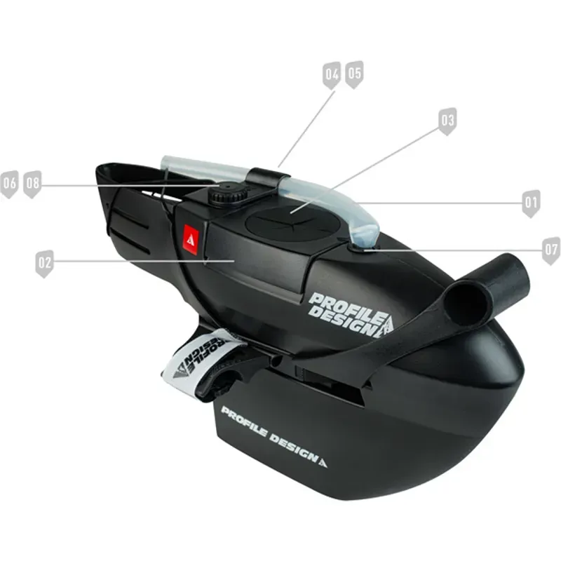 Profile Design FC Drink System Top Cap in Black