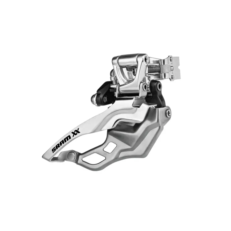 SRAM XX High Clamp Top Pull 31.8mm Front Derailleur in Silver