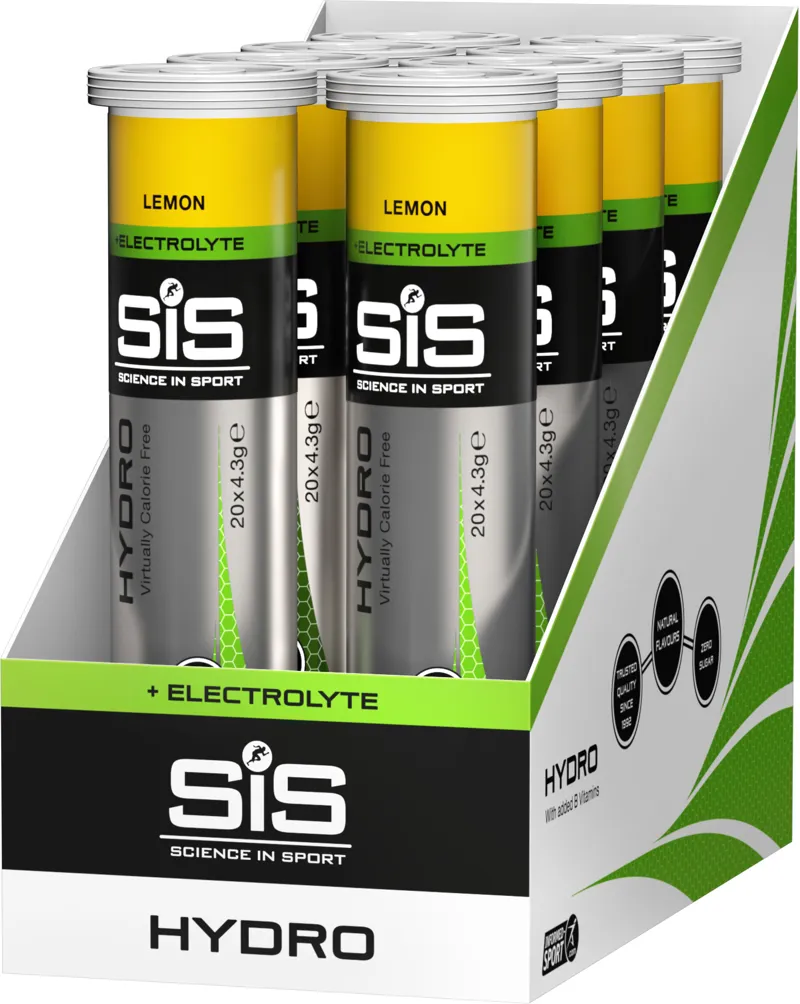 SIS GO Hydro Tablets Tube of 20 tabs in Lemon Flavour