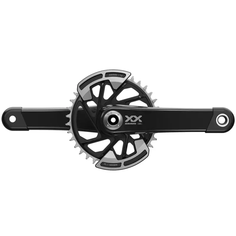 Sram Crankset Xx Eagle q174 55mm Chainline Dub Mtb Wide 2-Guards 32t T-Type (bb Not Included) 2023: BLACK 1