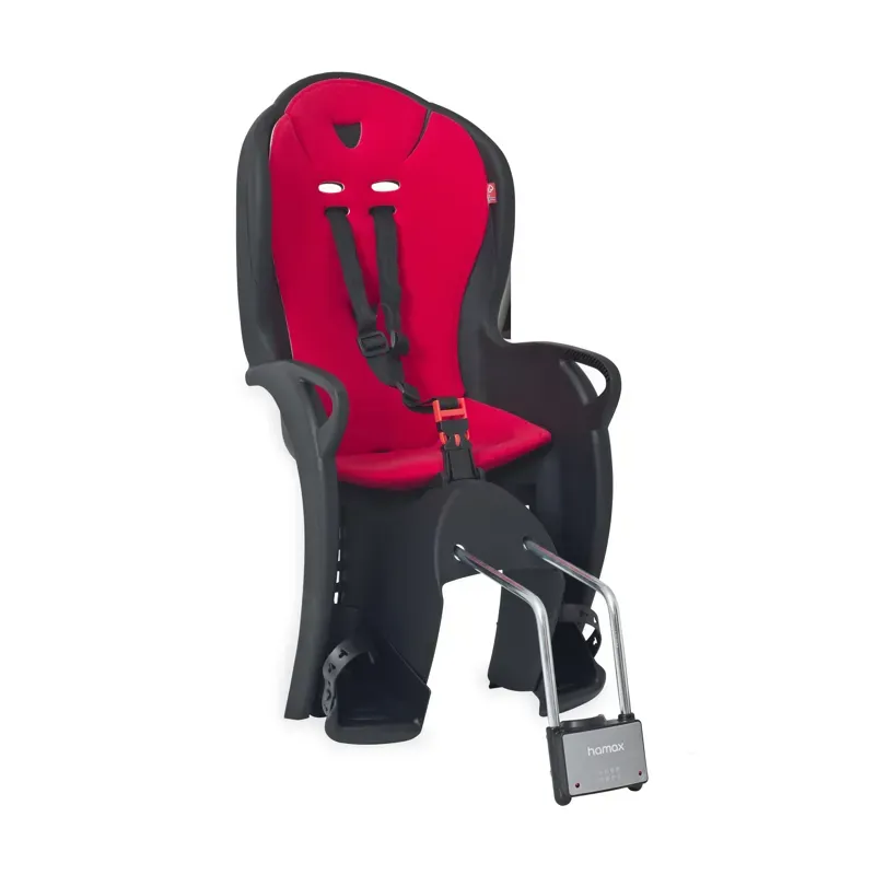 Hamax Kiss Child Bike Seat 2024: BLACK/ RED BLACK/RED size