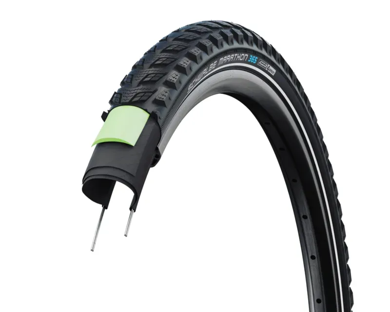 Schwalbe Marathon GT 365 20x2.1-inch Greenguard Clincher Tire in Black
