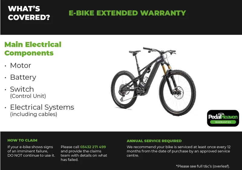 Pedal Heaven E-bike Extended Warranty cover -1