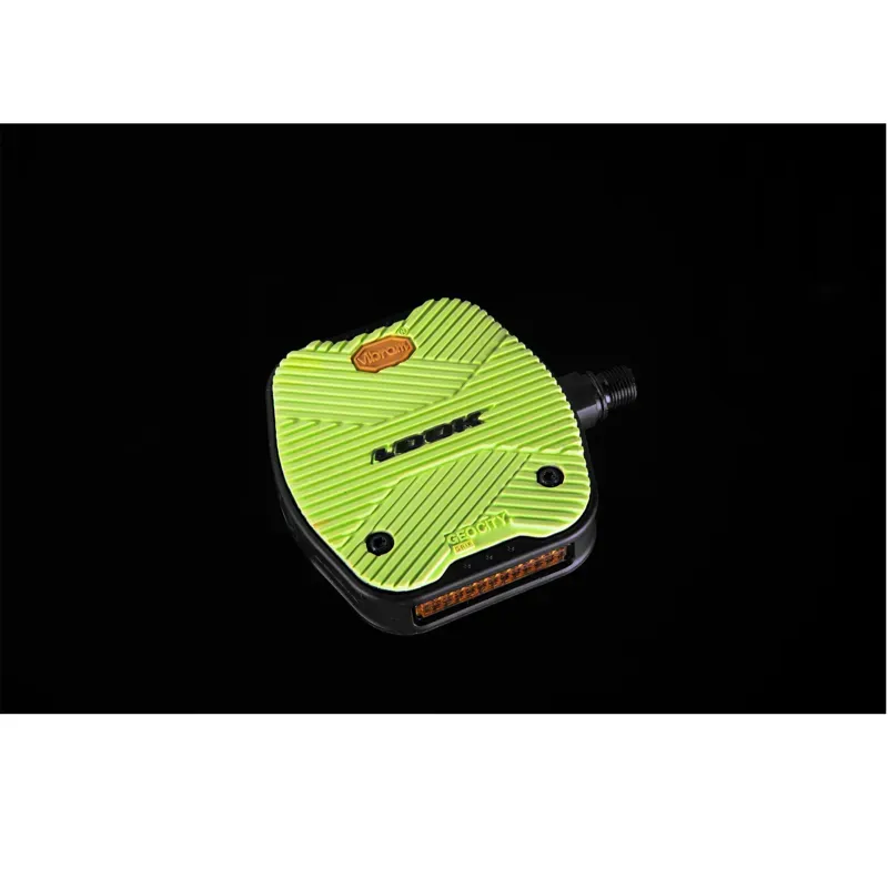 Look Geo City Grip Flat Pedals in Green