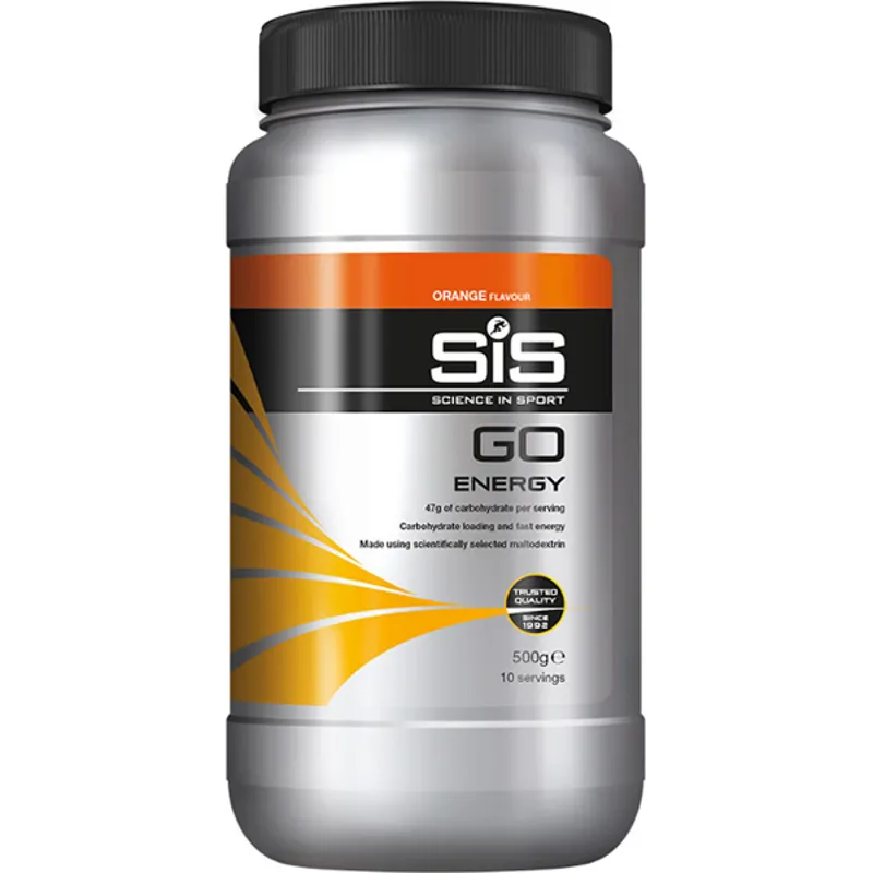 SIS GO Energy Drink Powder Orange Flavour 500g tub