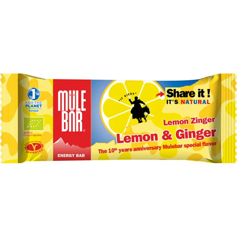 Mule Bar Lemon  and  Ginger 40g
