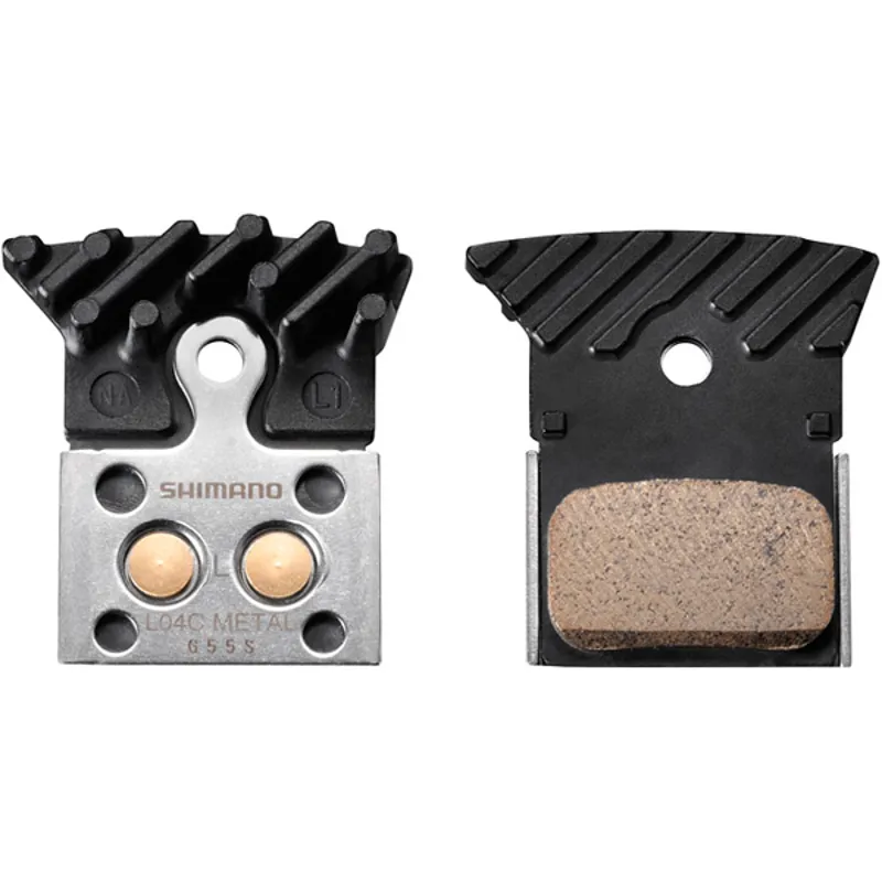 Shimano L04C Alloy Finned Metal Disc Brake Pads Pair