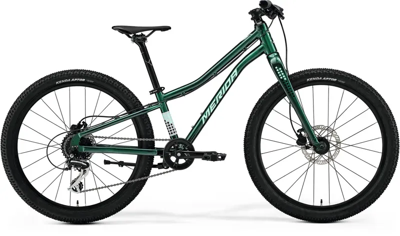 2025 Merida Matts J.24+ Kids MTB Green Turquoise Black