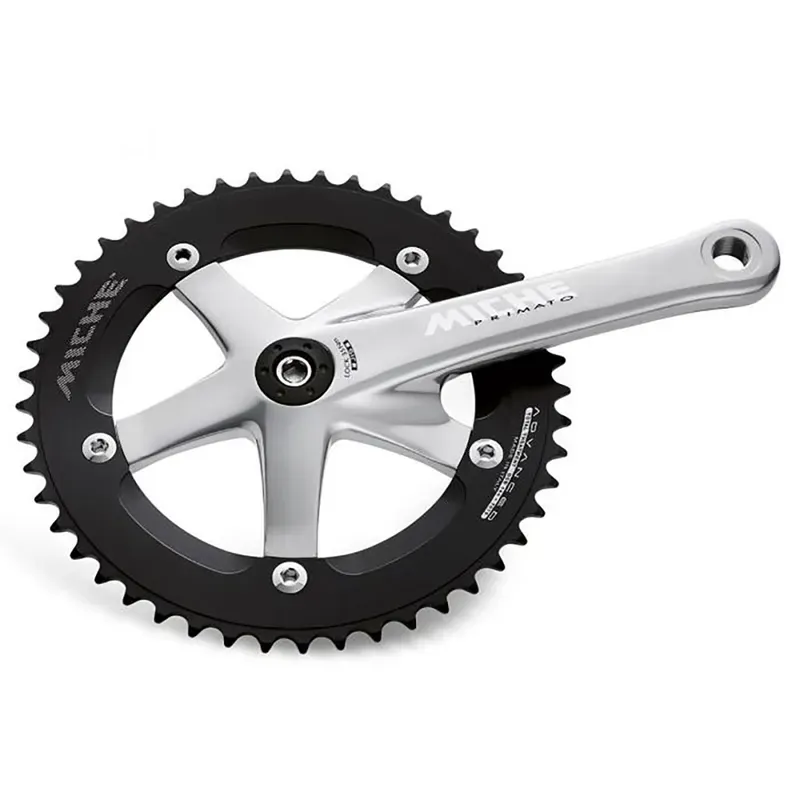Miche Primato Advanced Track Chainset in Silver