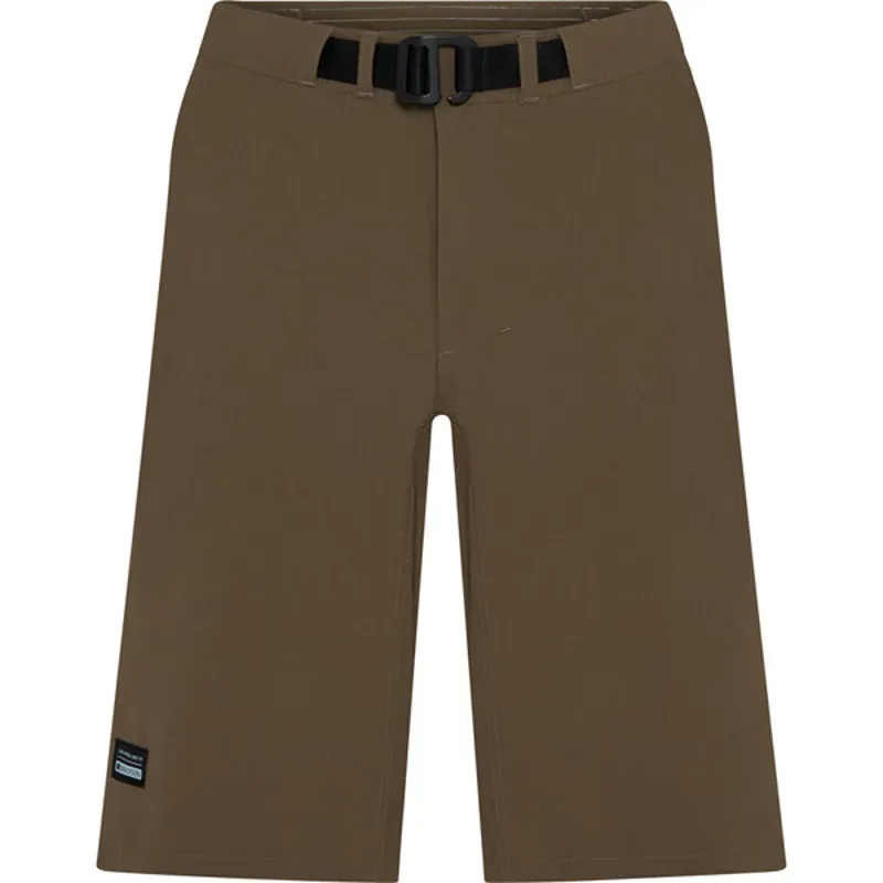 Madison Roam Mens Stretch Shorts in Brown