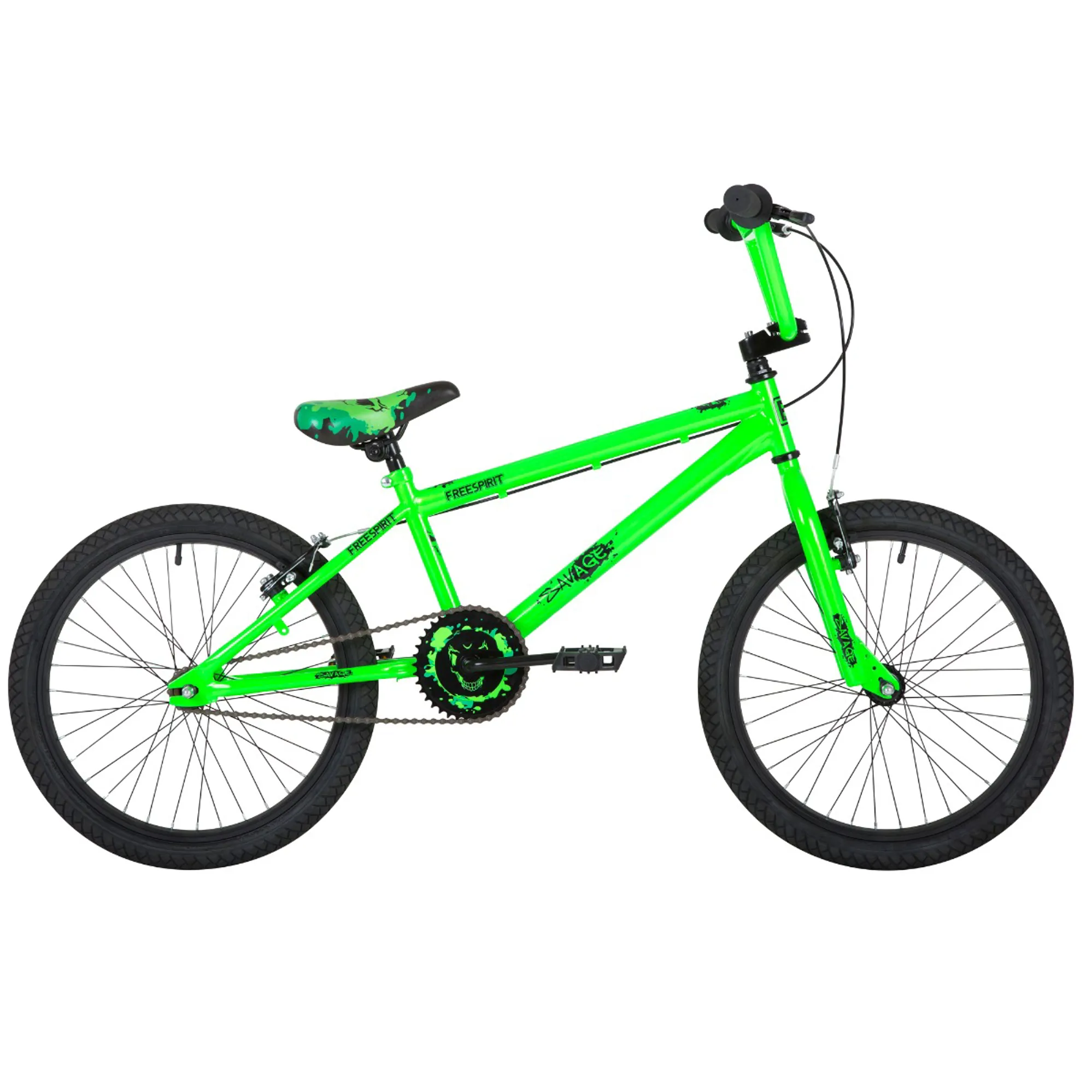 Green 20 Inch Boys Bmx 20