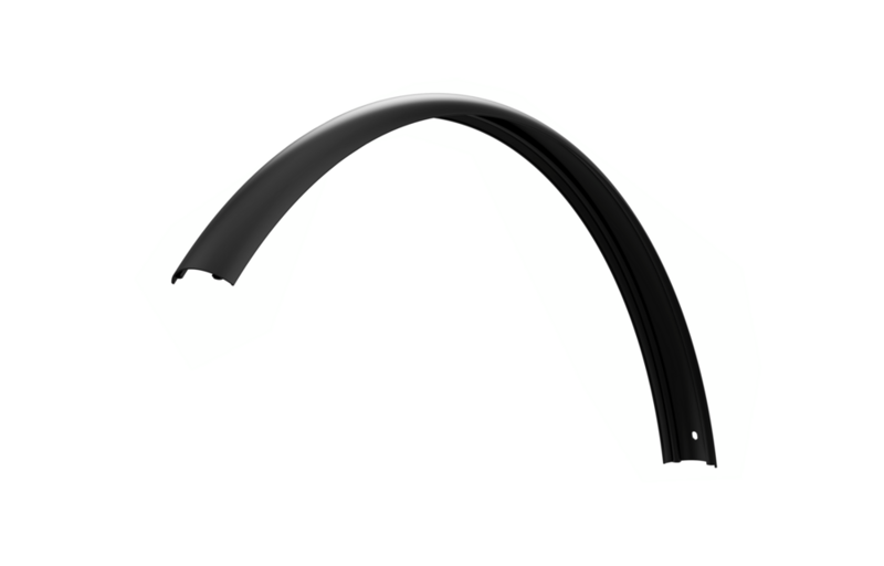 Most Grevil F AM Mudguard Kit Front-Rear in Black-1