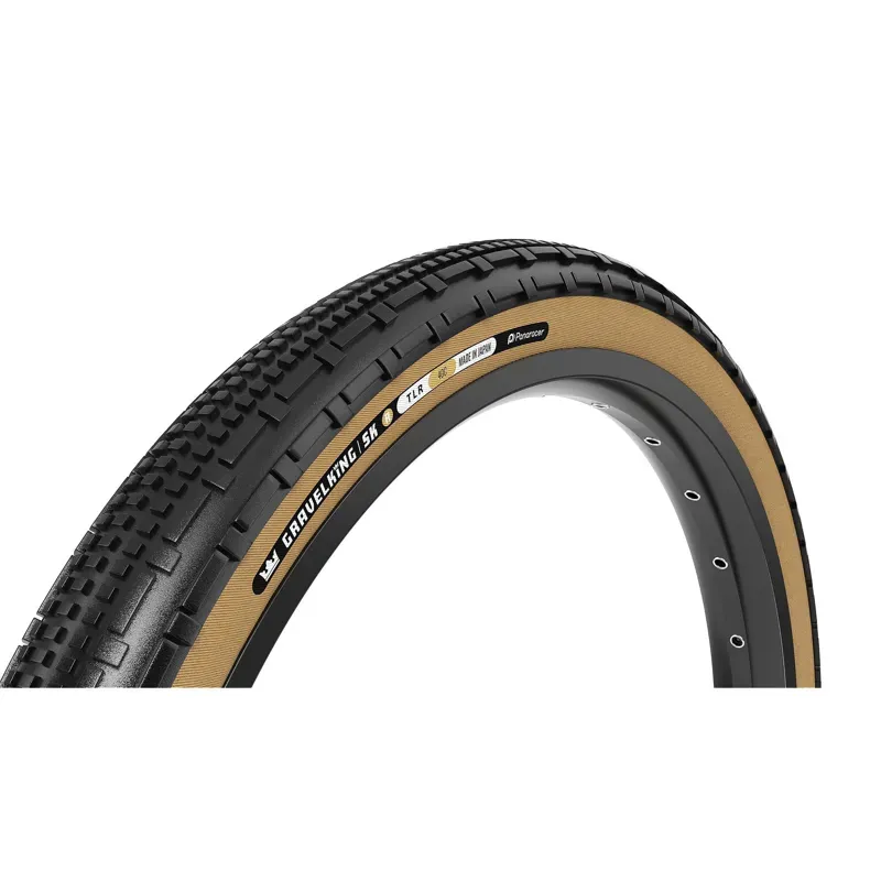 Panaracer Gravelking Sk R-Line Tlr Gravel Tyre In Black/Amber