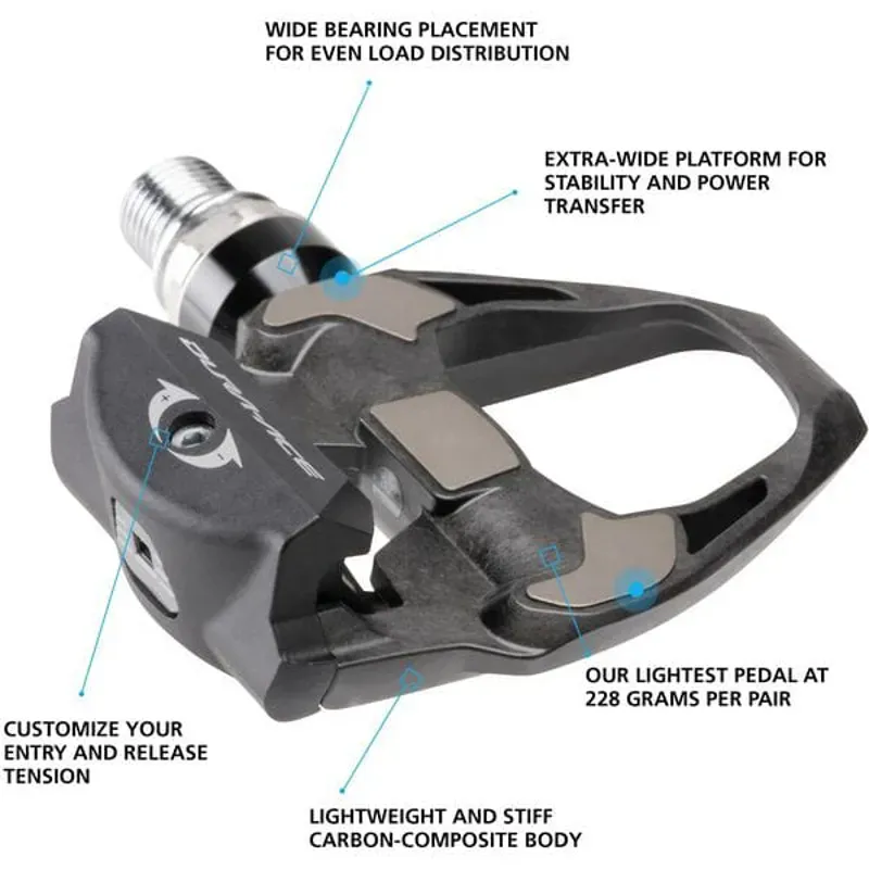 Dura-Ace SPD SL Road Pedals Carbon Black-1