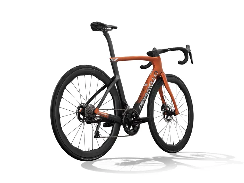 Pinarello Dogma F Dura Ace Di2 Disc Road Bike in Luxter Amber-2