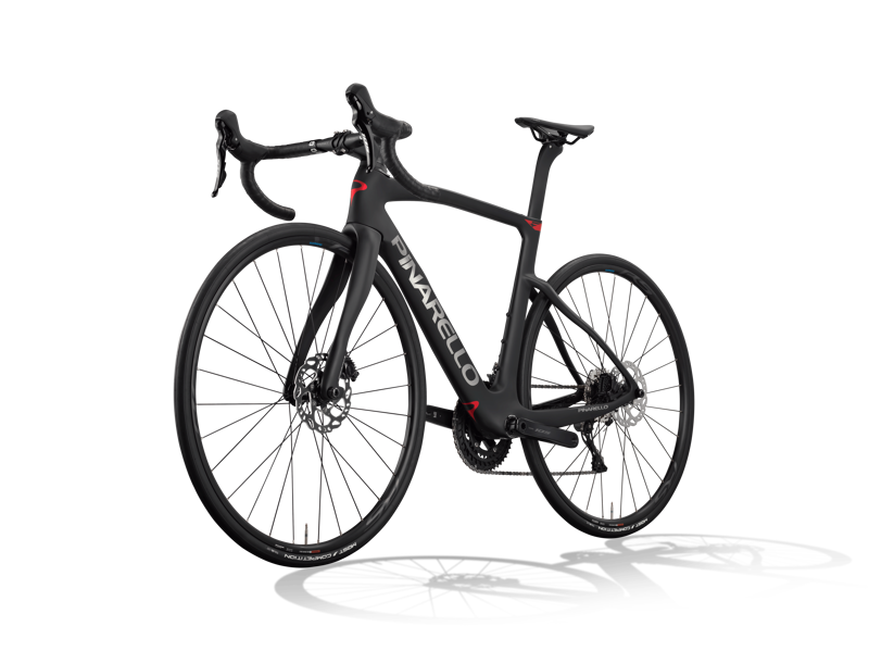 Pinarello F1 105 Disc Road Competition Bike in Carbon Red Matt-2