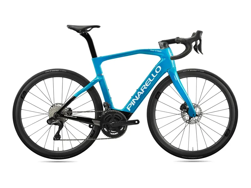 Pinarello Nytro E7 Ultegra Di2 eDisc Road Bike in Electro Sky