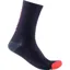 Castelli Bandito 18cm Merino Wool Cycling Socks in Saville Blue