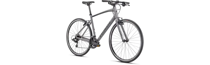 Specialized Sirrus 1.0 Hybrid Bike in Smoke Grey and Black Small-1