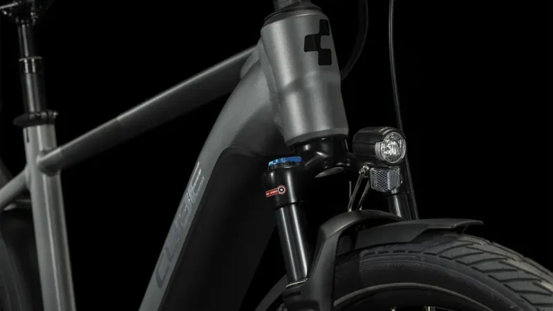 Cube Touring Hybrid EXC 625 eBike in Grey and Metal-2