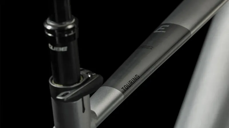 Cube Touring Hybrid EXC 625 eBike in Grey and Metal-3