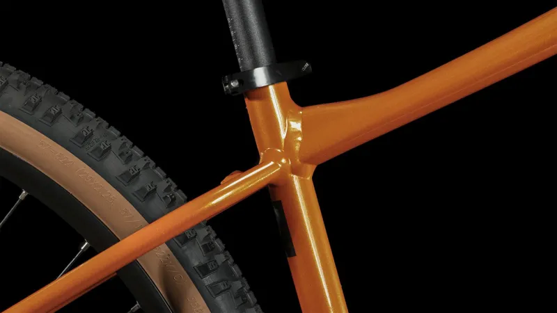 Cube Attention Mountain Bike in Fire Orange and Black-3