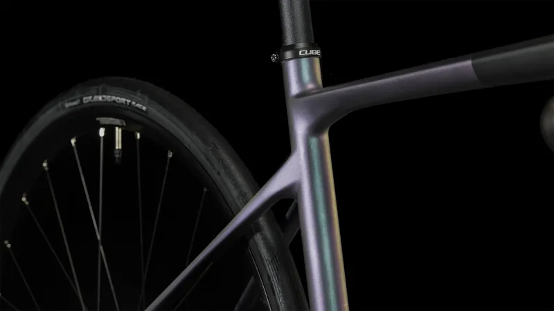 Cube Axial WS GTC SLX Road Bike in Switch Orchid and Carbon Black-2
