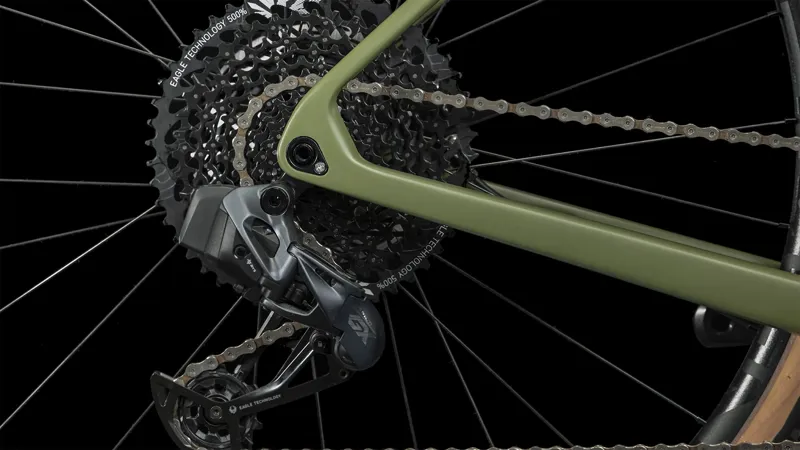 Cube Nuroad C:62 SLX Gravel Bike in Olive Green-4