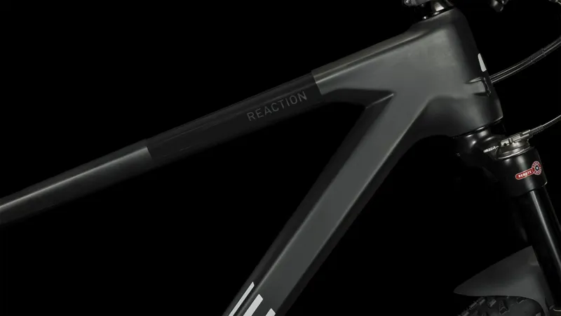 Cube Reaction C:62 One Hardtail MTB In Carbon and White-2