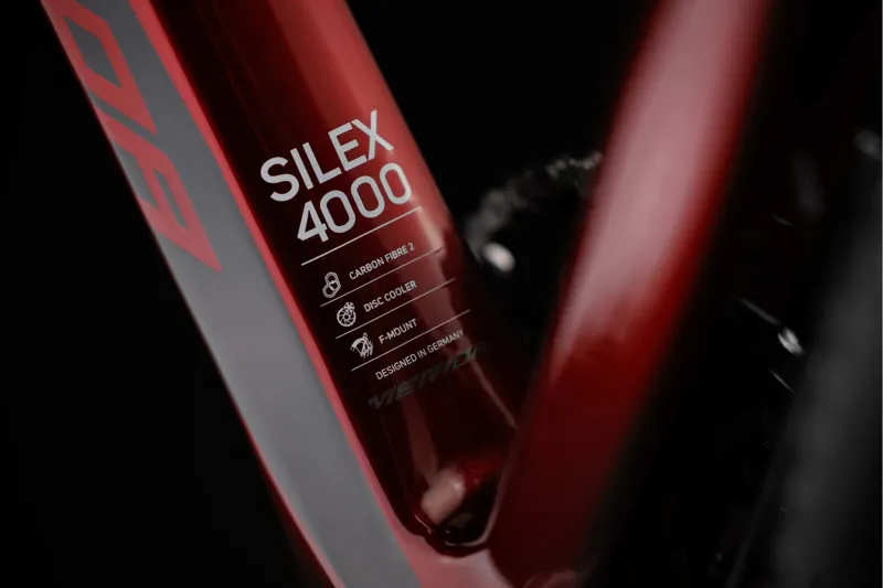 Merida Silex 4000 Carbon Road and Gravel Bike in Red and Black-4