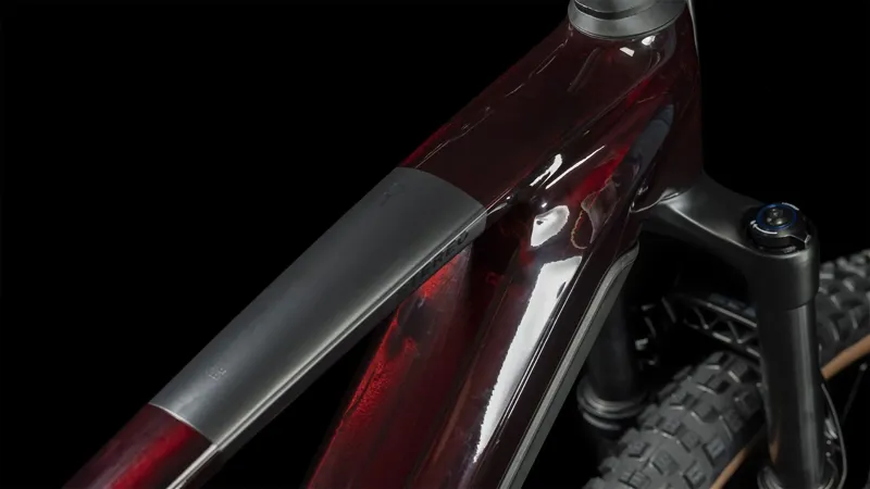 Cube Stereo Hybrid 140 HPC Race 750 eMountain Bike in Liquid Red-3