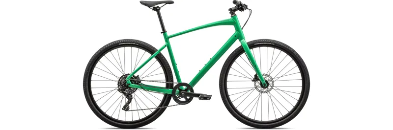 2024 Specialized Sirrus X 2.0 Hybrid Bike in Electric Green/Smoke-3