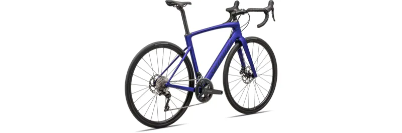 2025 Specialized Roubaix SL8 Sport 105 Performance Road Bike in Metallic Sapphire/Blue Onyx-1