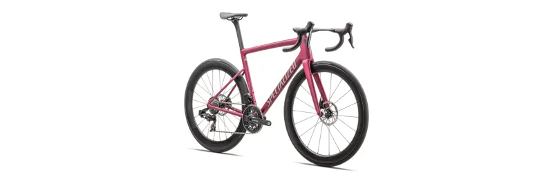 2025 Specialized Tarmac SL8 Pro - SRAM Force eTap AXS Pink Over Silver / Silver-2