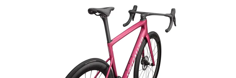 2025 Specialized Tarmac SL8 Pro - SRAM Force eTap AXS Pink Over Silver / Silver-4