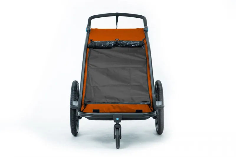 Cube Kids Trailer Double Cmpt X Actionteam Gry/ Orange-2