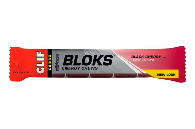 Clif Block Energy Chews Black Cherry FASTPAK 6 blocks do not list
