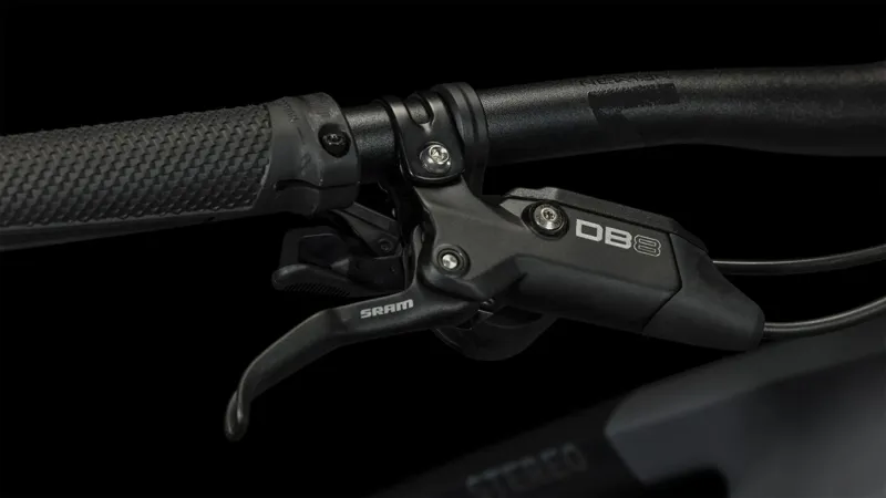 Cube Stereo Hybrid 140 HPC Race 750 eMountain Bike in Grey-4