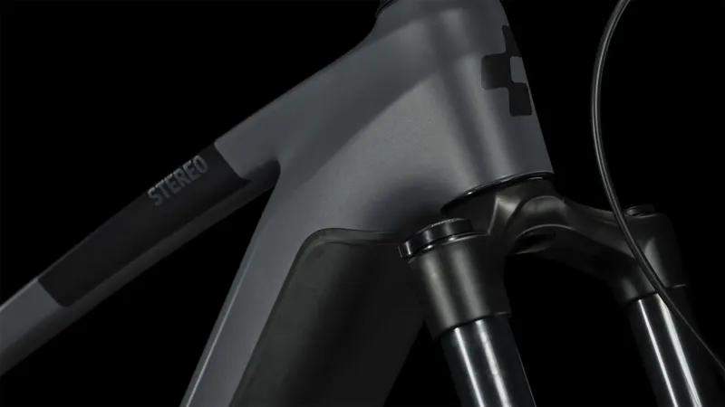 Cube Stereo Hybrid 140 HPC Race 750 eMountain Bike in Grey-6