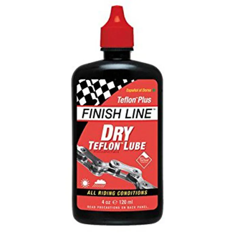 Finish Line High Performance Teflon Dry Chain Lube 240ml Bottle
