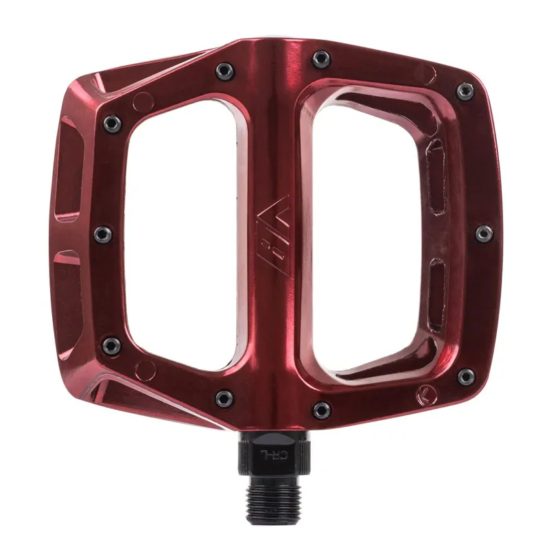 DMR V8 Flat Platform Ultra Low Profile MTB Pedal in Electric Red