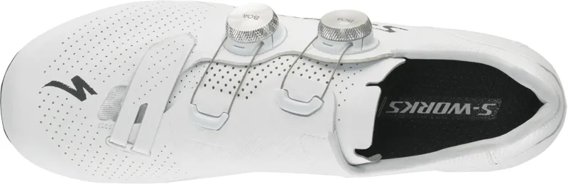pecialized S-Works 7 Carbon Road Bike Shoe in White-1