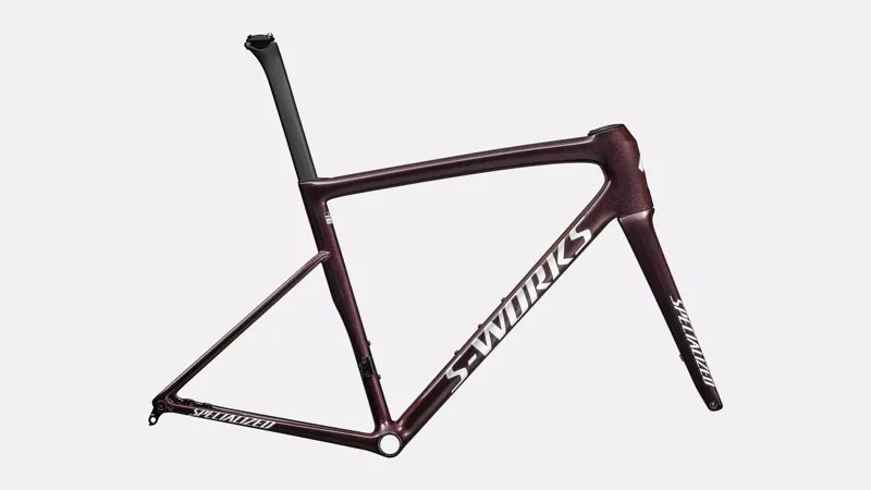 Specialized S-Works Tarmac SL8 Frameset in Solidity/Red to Black/White Silver-3