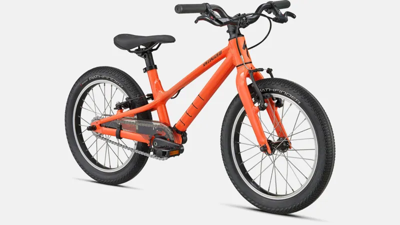 2023 Specialized Jett Single Speed 16 Kid's Bike in Blaze Orange-2